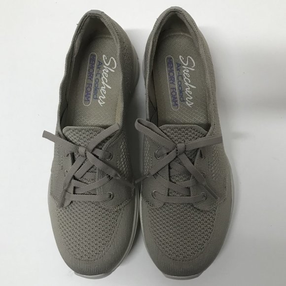 Skechers Washable Knit Slip-On Shoes - Seager in Taupe - Picture 3 of 16